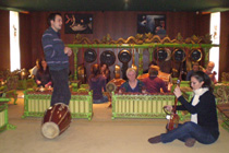 Stage de gamelan  la Cit de la musique pour les lves d'Un, Deux, Trois, Musiques
